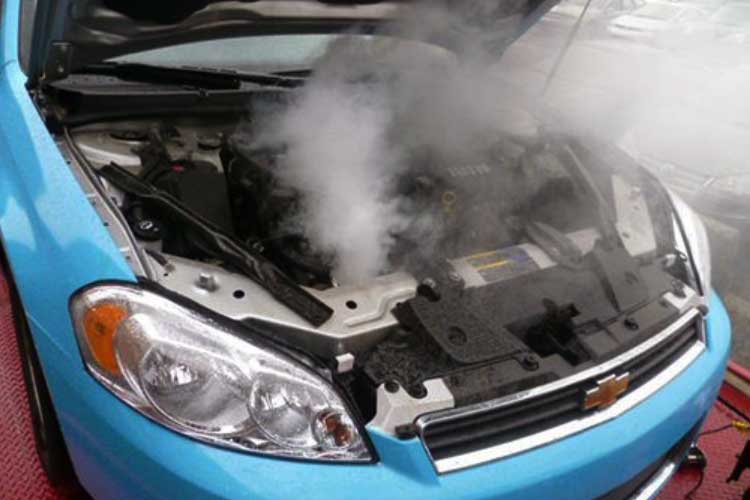 Car Overheating And Smoking From Under The Hood