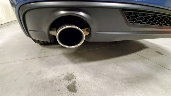 Exhaust System Has Water