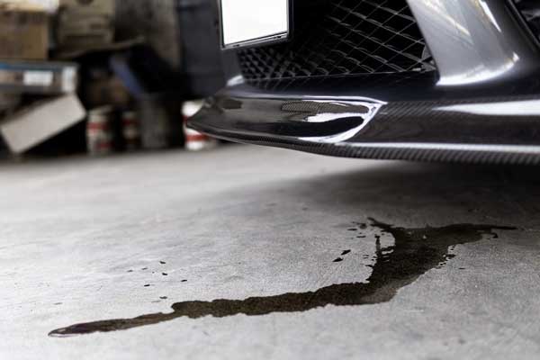 Car Oil spillage