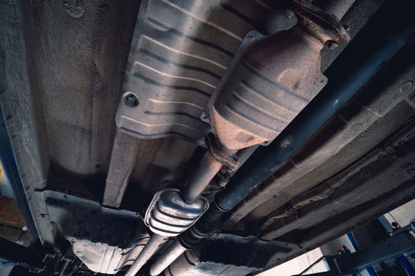 Clogged catalytic converter