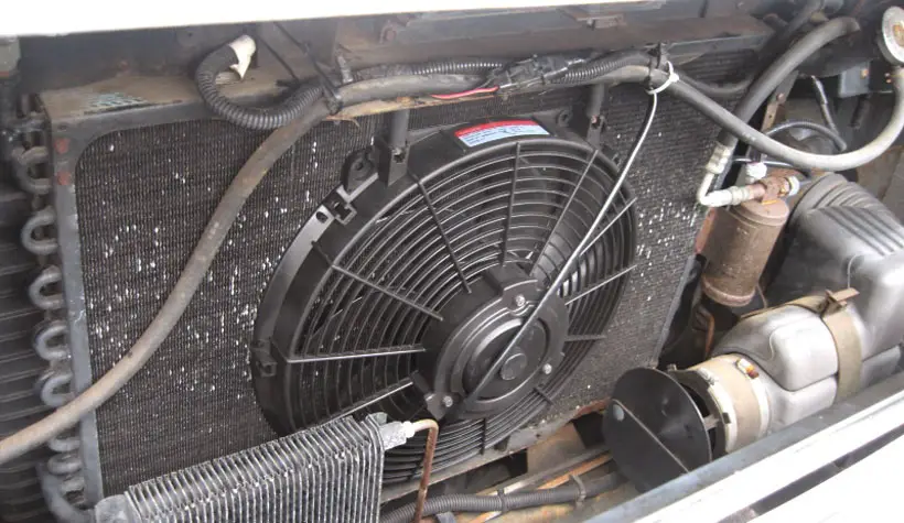 Damaged Radiator Cooling Fan