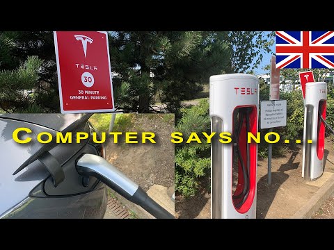 Tesla Model 3 unable to charge at a supercharger