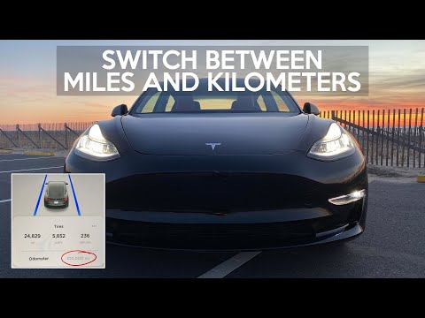 How to switch between miles and kilometers on your Tesla