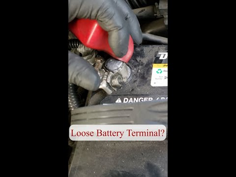 How to fix a Loose Battery Terminal Cheap and Easy #Shorts