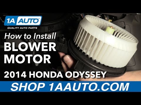 How to Heater Blower Motor 11-16 Honda Odyssey