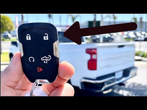 How to use your Chevy key fob to remote start your Silverado and lower and retract the tail gate