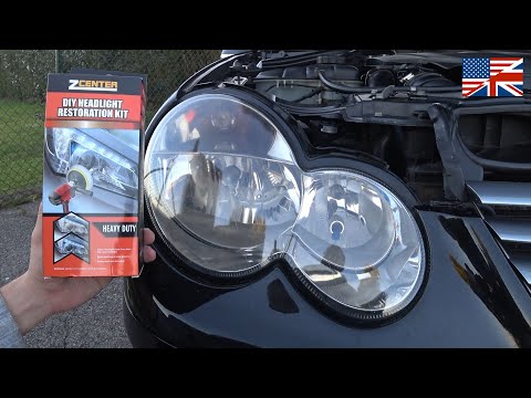 DIY HEADLIGHT RESTORATION Kit for DRILL ✅ How to POLISH your FOGGY headlights EASY and CHEAP