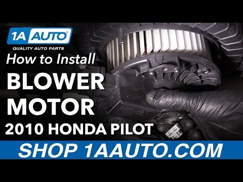 How to Replace Front Heater Blower Motor 09-15 Honda Pilot