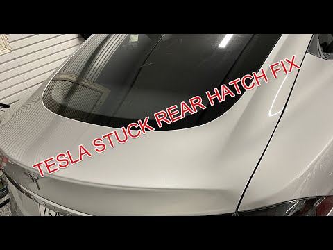 Tesla Model S Rear Hatch Locked Fix