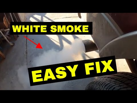 This is why you have white SMOKE coming from your EXHAUST~~~~TUTORIAL easy FIX