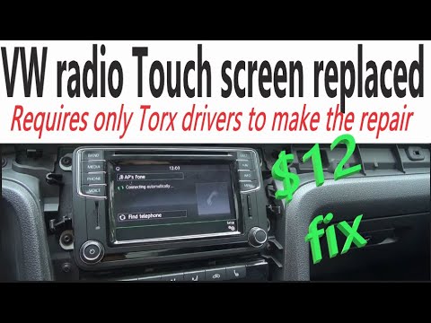 VW radio touch screen fixed with a $12 part