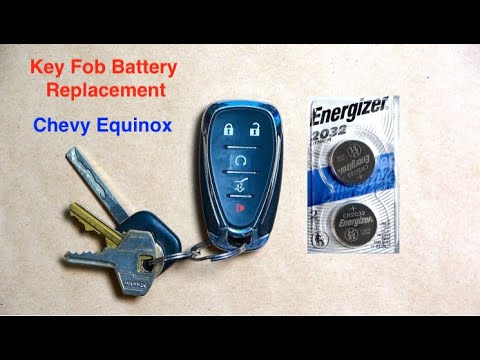 Replacing a Chevy Equinox Key Fob Battery - 2018-2020