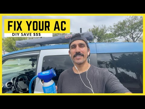 How to recharge the air conditioning in your Honda Element (easy diy & save $$$)