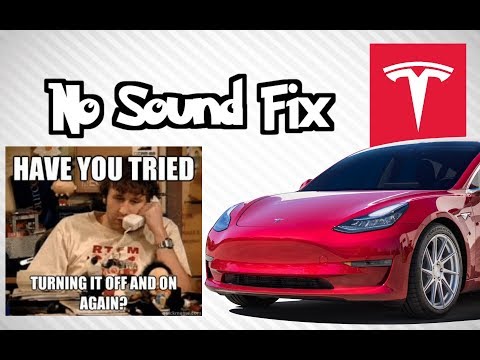 Tesla No Sound Fix: No Music, Signal Clicks, Autopilot Sounds