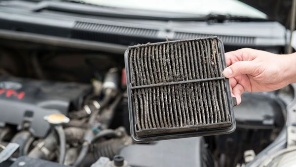 Air filter clog