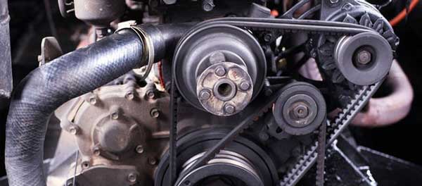 Car Worn Or Damaged Belts And Hoses