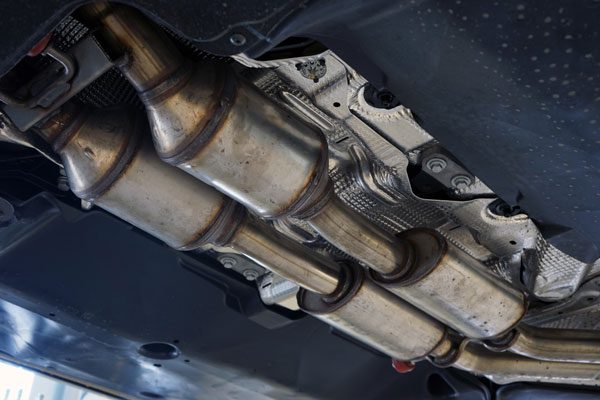 Lack of catalytic converter maintenance