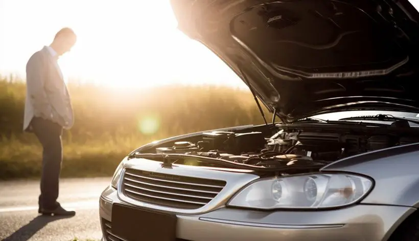 Car Coolant Leak