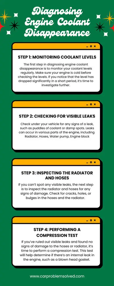 Diagnosing Engine Coolant Disappearance