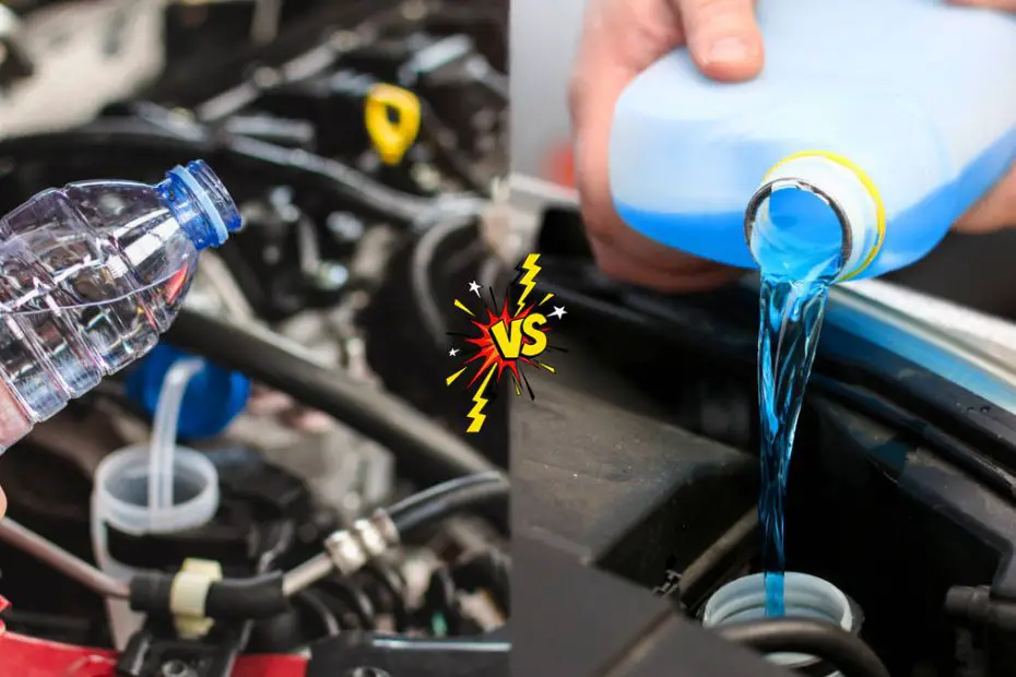 Water vs Coolant