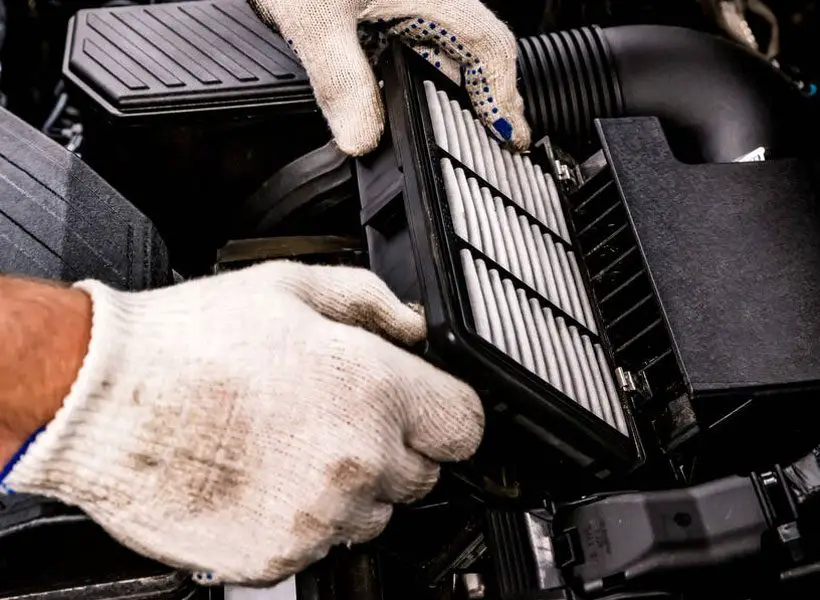 Car Clogged Cabin Air Filter