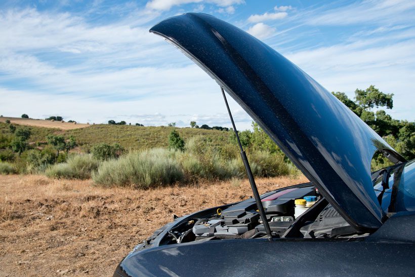 Car Overheating Steam