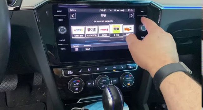 VW Touch Screen Obstructions By Dirt and Debris