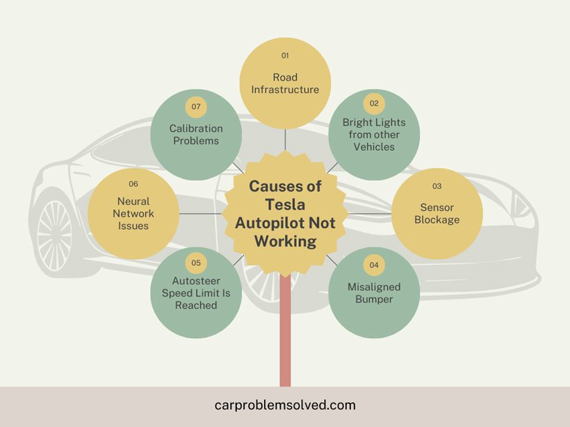 Causes of Tesla Autopilot Not Working