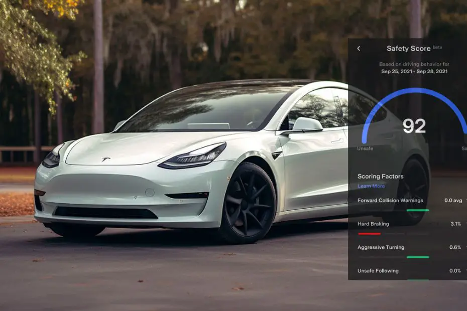 Tesla Safety Score Not Showing