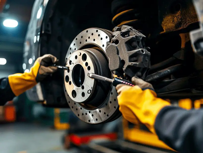 Installing the New Brake Pads and Rotors