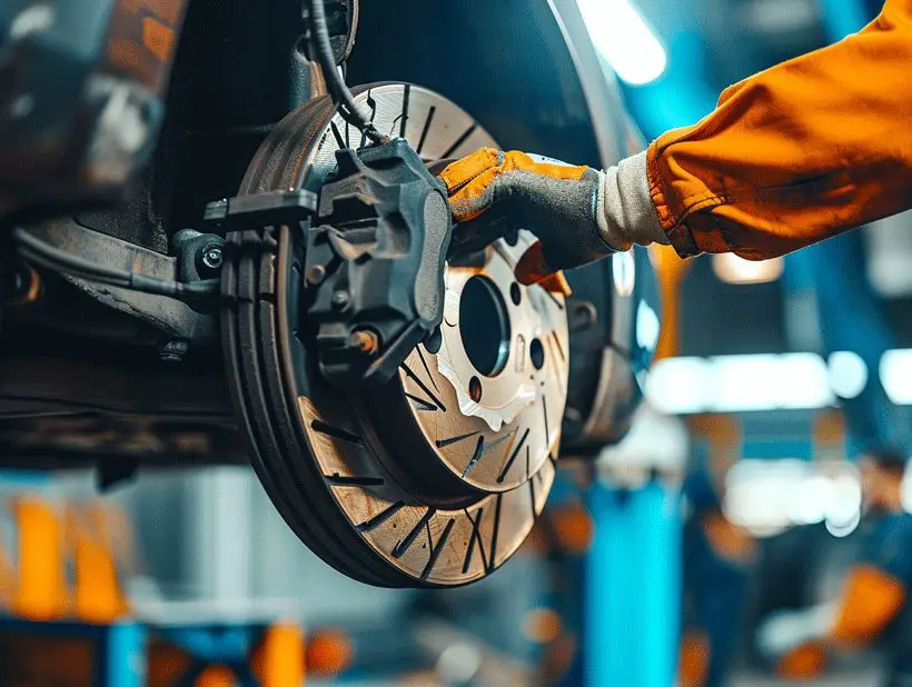 Removing the Old Brake Pads and Rotors