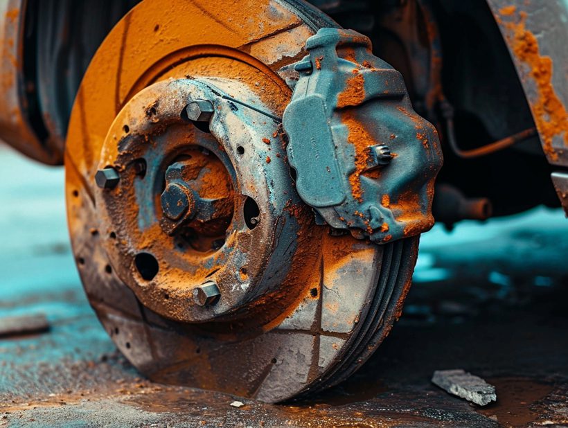 Rusted Brake Rotors