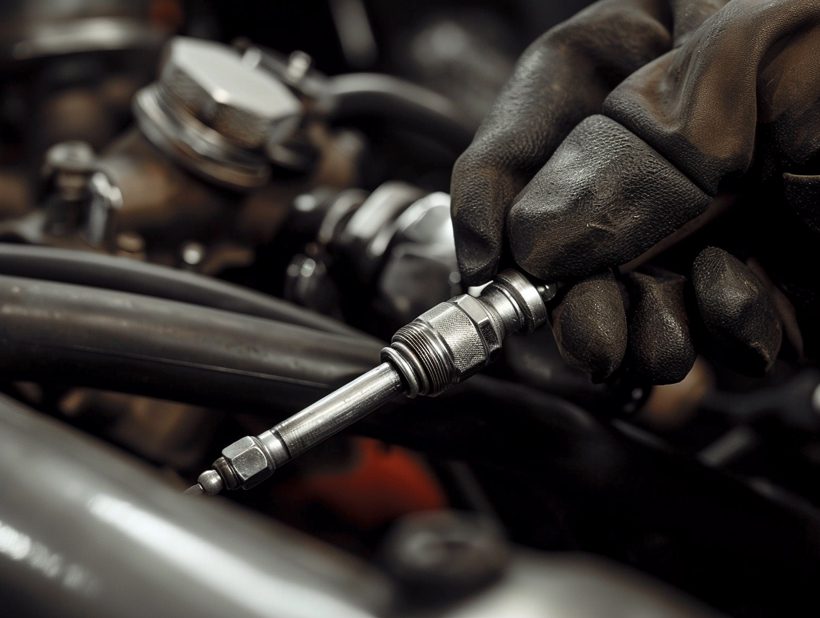 Torqueing the spark plugs to the correct specifications